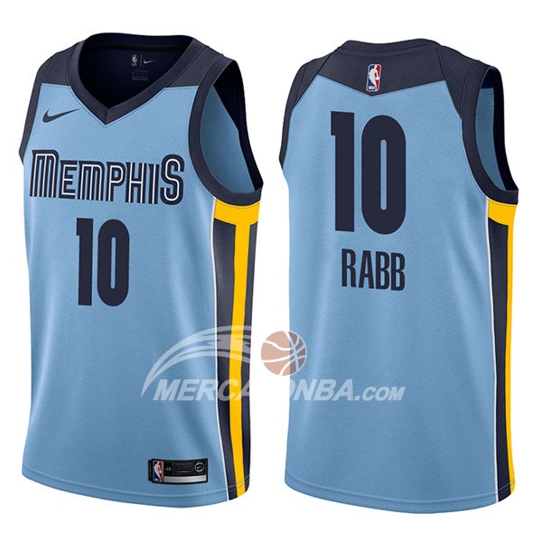 Maglia NBA Memphis Grizzlies Ivan Rabb Statement 2017-18 Blu